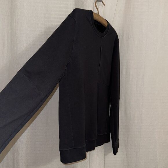 lululemon L Men’s Black Crew Pullover Athletic Sweatshirt - Picture 7 of 13